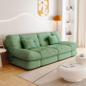 Canapea catifea extensibila, canapea extensibile cu depozitare