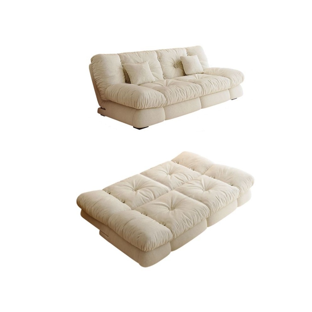 Canapea catifea extensibila, canapea extensibile cu depozitare