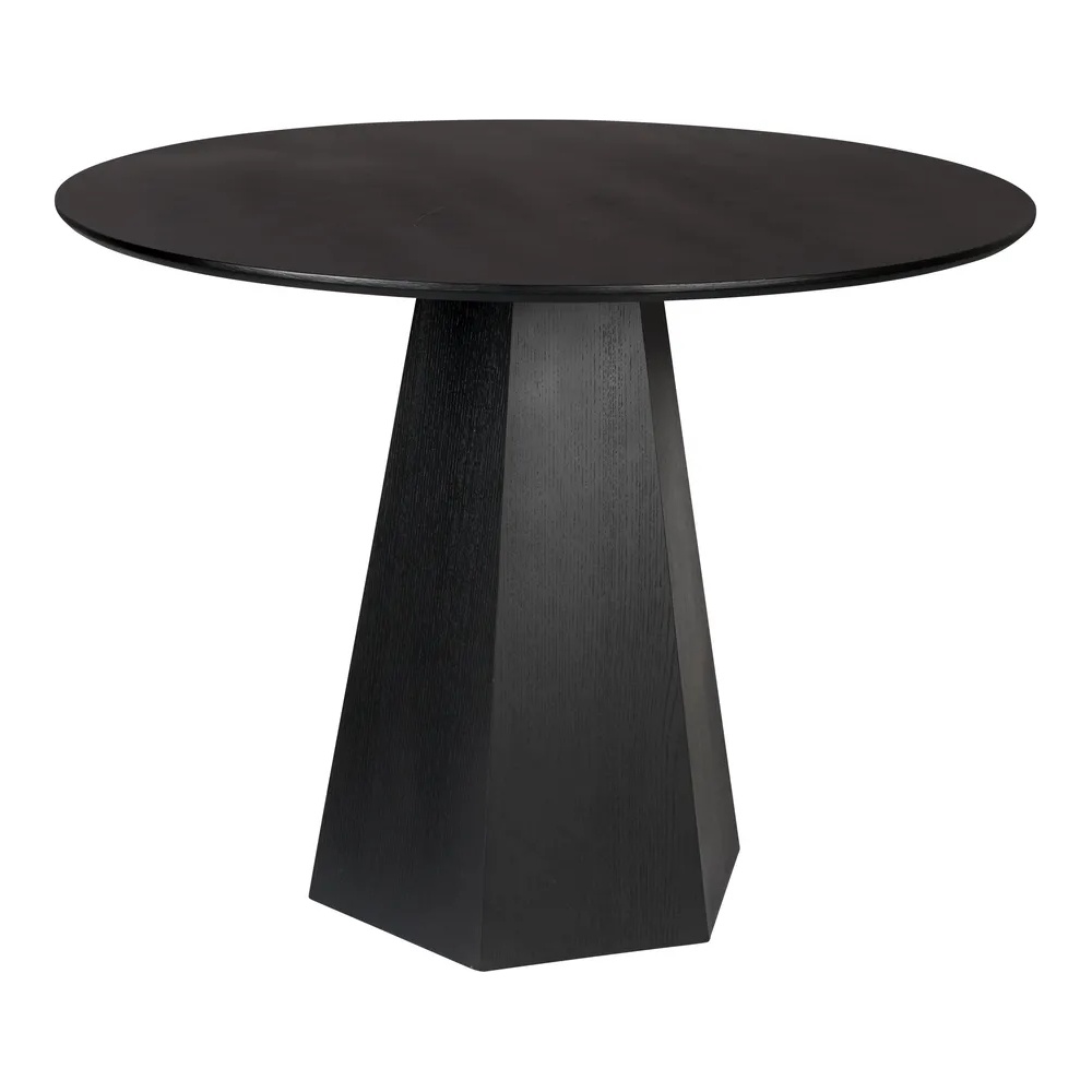 Masa dining Aali din lemn masiv de frasiv, 80 cm x 75 cm, Homedit