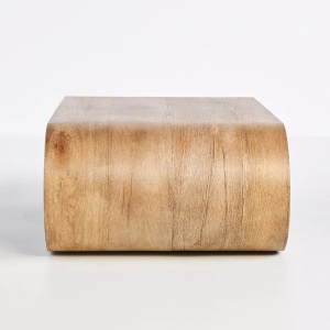 Masuta de cafea Palms din lemn masiv, 122 cm x 76 cm x 43 cm, Homedit