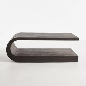 Masuta de cafea Palms din lemn masiv, 122 cm x 76 cm x 43 cm, Homedit