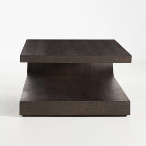 Masuta de cafea Palms din lemn masiv, 122 cm x 76 cm x 43 cm, Homedit