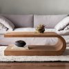 Masuta de cafea Palms din lemn masiv, 122 cm x 76 cm x 43 cm, Homedit