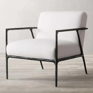 Scaun Tip Fotoliu Premium Thaddeus Black, 58 x 67 x 73 cm, Homedit