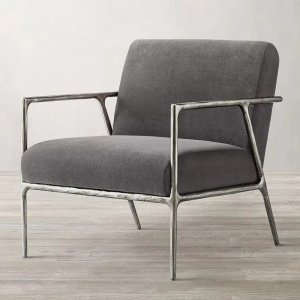 Scaun Tip Fotoliu Premium Thaddeus Black, 58 x 67 x 73 cm, Homedit