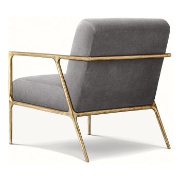 Scaun Tip Fotoliu Premium Thaddeus Black, 58 x 67 x 73 cm, Homedit