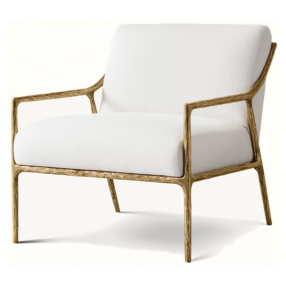 Scaun premium Thaddeus din fier forjat, 68 x 82 x 76 cm Homedit