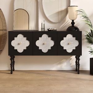 Consola Mobilier Premium Four Leaf Clover, 160 x 40 x 85 cm, Homedit