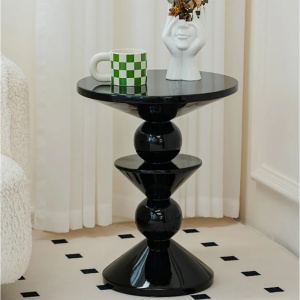 Masuta cafea negru intens Twist Glam, Homedit