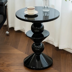 Masuta cafea negru intens Twist Glam, Homedit