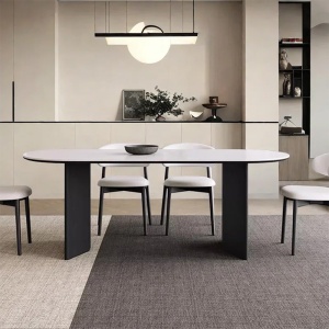 Masa Dining Florence Round, Premium, 140 x 80 x 75 cm, Homedit