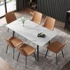Masa Dining Extensibila Rochelle Marble, Premium, Homedit