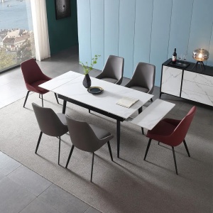 Masa Dining Extensibila 120 - 180 cm Ageless Stone, Premium, Homedit