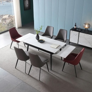 Masa Dining Extensibila 120 - 180 cm Ageless Stone, Premium, Homedit