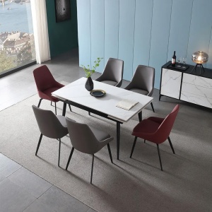 Masa Dining Extensibila 120 - 180 cm Ageless Stone, Premium, Homedit