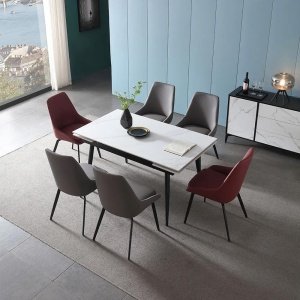 Masa Dining Extensibila 120 - 180 cm Ageless Stone, Premium, Homedit