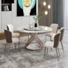 Masa Dining Rotativa, Rotunda Grace Stone, Premium, Homedit