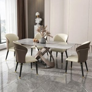 Masa Dining Old Ambely Stone, Premium, Homedit