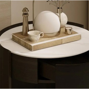 Noptiera Premium Elysian Black, 50 x 50 x 46 cm, Homedit