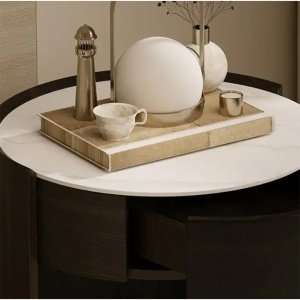 Noptiera Premium Elysian Black, 50 x 50 x 46 cm, Homedit