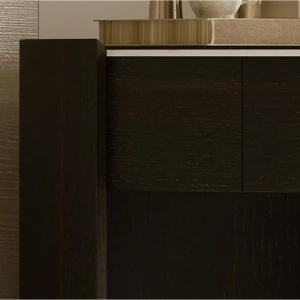 Noptiera Premium Elysian Black, 50 x 50 x 46 cm, Homedit