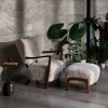 Fotoliu Premium Little Petra Cu Taburet, 73 x 82 x 95 cm, Homedit