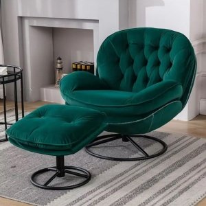 Fotoliu Premium Lounge Noble fara Taburet, 60 x 85 x 82 cm, Homedit