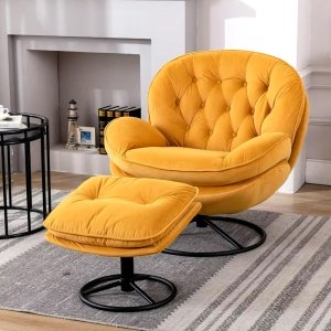Fotoliu Premium Lounge Noble fara Taburet, 60 x 85 x 82 cm, Homedit