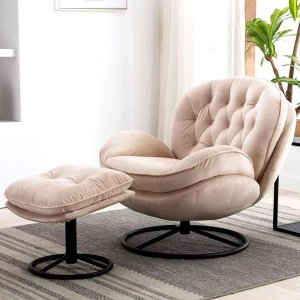 Fotoliu Premium Lounge Noble fara Taburet, 60 x 85 x 82 cm, Homedit