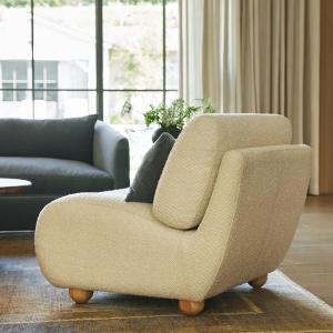 Fotoliu Premium Kya Boucle Accent, 79 x 99 x 75 cm, Homedit