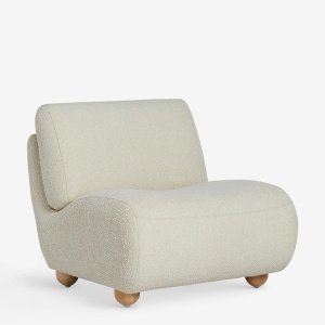 Fotoliu Premium Kya Boucle Accent, 79 x 99 x 75 cm, Homedit