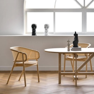 Scaun Premium Yllera Rattan, 59 x 54 x 76 cm, Homedit