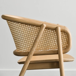 Scaun Premium Yllera Rattan, 59 x 54 x 76 cm, Homedit