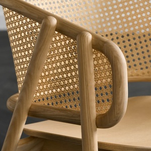 Scaun Premium Yllera Rattan, 59 x 54 x 76 cm, Homedit