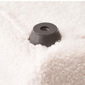 Bancă Lamb Wood Boucle – Tapițerie Boucle Alb, Cadru Lemn Masiv | Homedit