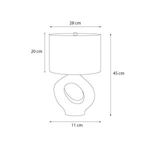 Lampa premium Cruo A, 45 cm x 28 cm, Homedit