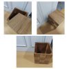 Masuta/ noptiera lemn masiv Squares, 50 cm x 36 cm, Homedit