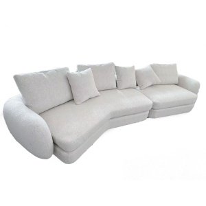 Canapea Suedi Large, 320 x 155 x 65 cm, Homedit