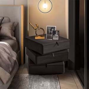 Noptieră Opus cu Sertare Rotative – Design Modular Modern | Homedit