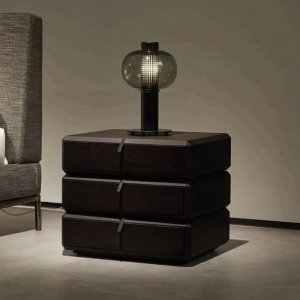 Noptieră Opus cu Sertare Rotative – Design Modular Modern | Homedit