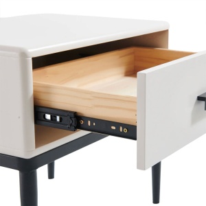 Noptiera Warm Grey Enes, 54 x 40 x 48 cm, Homedit