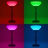Masa Cocktail premium, lumina LED RGB, 80 x 106 cm, Homedit