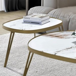 Masuta cafea premium, 56 x 56 x 45 cm Capri, Homedit