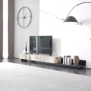 set  masa cafea , Comoda tv extensibila, (180-260) x 40 x 29 cm Nicole, Homedit