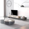 set  masa cafea , Comoda tv extensibila, (180-260) x 40 x 29 cm Nicole, Homedit