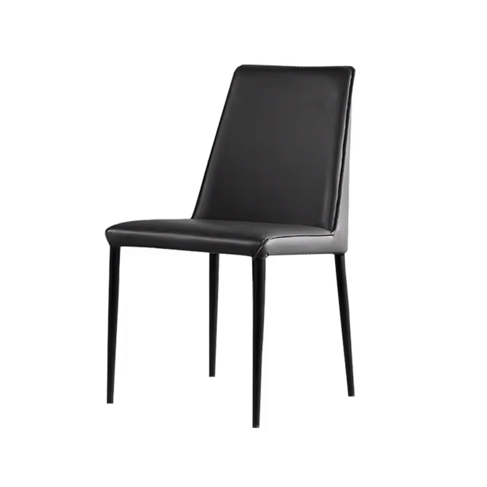 Scaun piele gri trafic intens, scaun horeca Fellini 81,5 x 45 x 42 cm, Homedit
