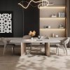 Scaun  Decco, piele bej, 78 (46) x 53 x 56 cm, Homedit