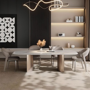 Scaun  Decco, piele bej, 78 (46) x 53 x 56 cm, Homedit