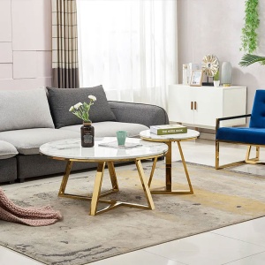 set masa cafea premium, 80 x 44 cm / 50 x 55 cm nest, Homedit