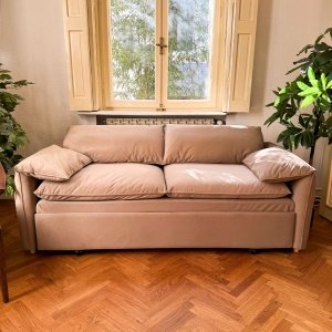 Canapea extensibilă Swedi din catifea antipată – design scandinav, confort și eleganță